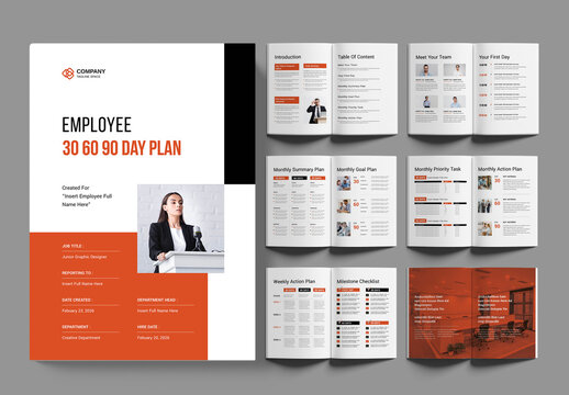 Employee 90 Day Plan Layout