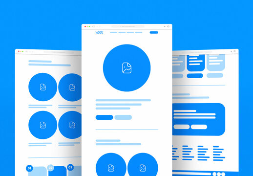 Travel Wireframe Design Template