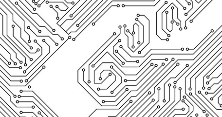 Vector circuit Board background 