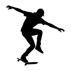 Skater Silhouette vector illustration