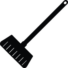 ice scraper tool on white background 