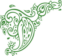 Beautiful flower art and mandala vector design