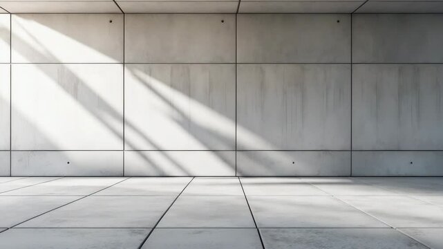 solid concrete partition