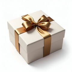 Obraz premium Luxury Present Wrapped in Copper Bow