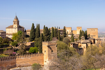 the alhambra of Granada, Spain