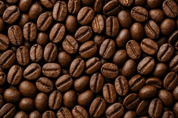 Fototapeta premium Rich aromatic roasted coffee beans