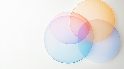 abstract pastel overlapping circles
