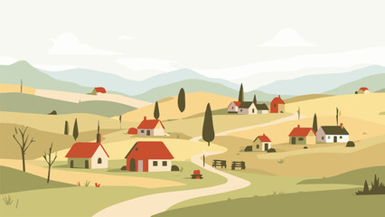 village in the mountains © StockStudio