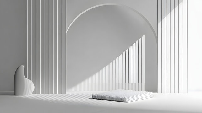 architecture, interior, 3d, corridor, room, hall, light, tunnel, empty, building, wall, design, office, render, business, column, floor, illustration, concept, window, construction, space, nobody, per