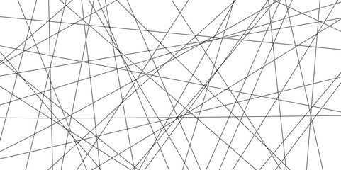 Abstract black lines with white background. Creative and geometric shape with luxury pattern and paper texture design. abstract background with stripes for website design Technology background.	