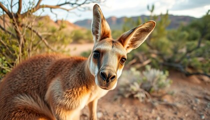 Kangaroo in outback