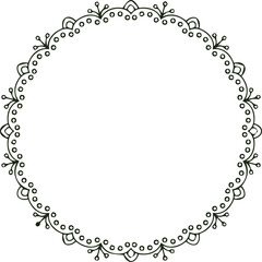 Beautiful flower art and mandala vector design
