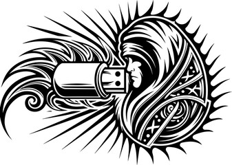 svg Cyber Hacker networkMysterious Figure with Smoke and Bullet Design for Artistic Purposes