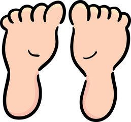 Illustration of feet
