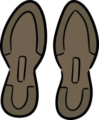Illustration of shoesprint
