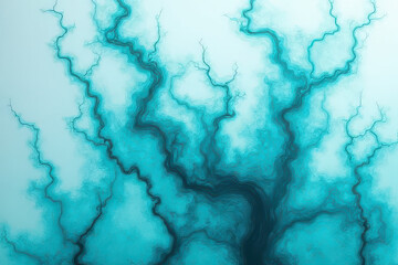 Obraz premium Mesmerizing Ink in Water Photography: Dreamlike Organic Patterns and Vibrant Colors