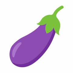 Eggplant icon on white background
