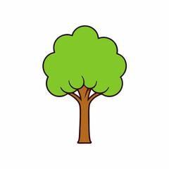 green tree vector