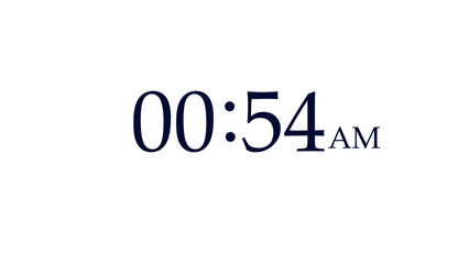 Fototapeta premium 12 Am text uses of fashion, art, designs for prints, posters, cards, t shirt, coffee mug hoodies etc.