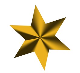 Obraz premium gold star 