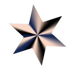 Obraz premium 3d golden star