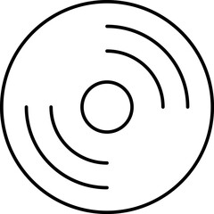 cd illustration on a white background    