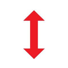 up down arrow sign