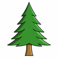 green christmas tree