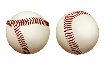 Baseball realistic vector on transparent background png