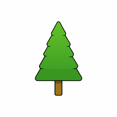 Fototapeta premium green christmas tree