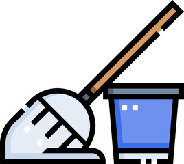 cleaning illustration on a white background 