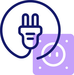 cord illustration on a white background 