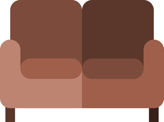 couch illustration on a white background 