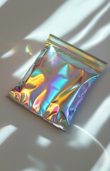 zip package metallic mockup, snacks, nuts, healthy food