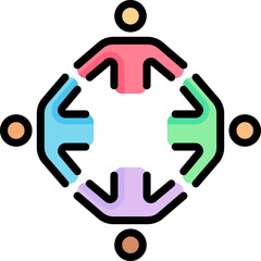 diversity (2) illustration on a white background 