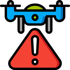 drone illustration on a white background 