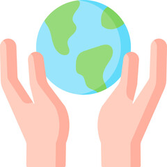 earth illustration on a white background 