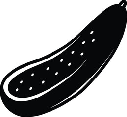 slice of cucumber on white background