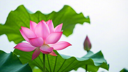 Fototapeta premium pink lotus flower