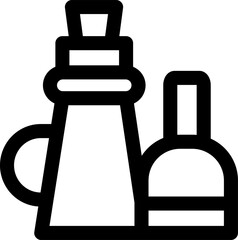 essential oil illustration on a white background 