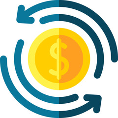 flow illustration on a white background 