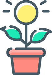 flower illustration on a white background    