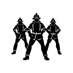 Firefighter character design for safety themes