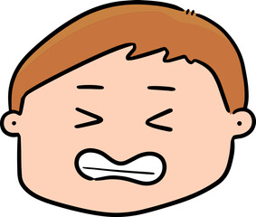 Illustration of man face
