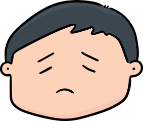 Illustration of man face
