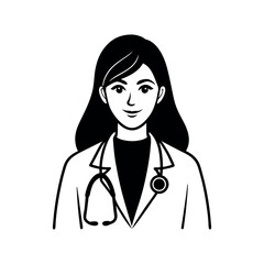 Professional woman doctor in medical uniform