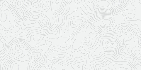 Abstract Topographic map design with Seamless pattern with lines . geographic contour map paper texture. Retro topographic map. geographic mountain relief. terrain path isolated on background.