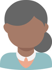 grandmother illustration on a white background    