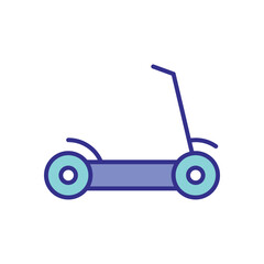 Scooter Electric icon vector stock illustration