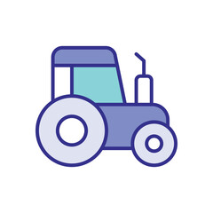 Tractor icon vector stock illustration